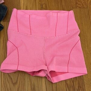 Aerie High Waist Pink Shorts. Never worn.